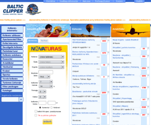 baltic-clipper.lt: Kelionių agentūra Baltic Clipper
Poilsinės, pažintinės, verslo kelionės, specializuotos kelionės, kelionės su TUI, aviabilietai, turistų priėmimas Lietuvoje.