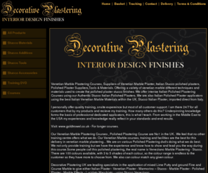 decorative-plastering.com: Venetian Marble Plastering Courses, Polished Plastering, Marble Plastering Courses
Venetian Marble Plastering Courses, Suppliers of Venetian Marble Plaster, Italian Stucco polished plasters, Polished Plaster Suppliers,Tools & Materials.. the variety of  venetian marble techniques an