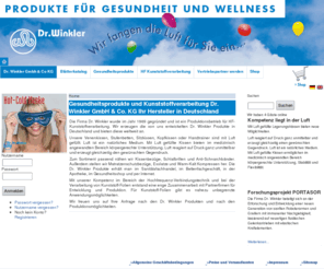 dr-winkler-kg.de: Gesundheitsprodukte und Kunststoffverarbeitung Dr. Winkler GmbH & Co. KG Ihr Hersteller in Deutschland
Gesundheitsprodukte und Kunststoffverarbeitung Dr. Winkler GmbH & Co. KG Ihr Hersteller in Deutschland