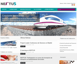 mantenimientocorreos.com: Últimas noticias
NERTUS es la empresa líder en el sector de los servicios de mantenimiento ferroviario en España.
