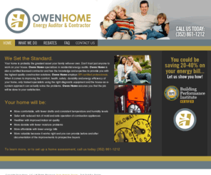 owenhome.com: OWEN HOME Energy Auditor & Contactor: Ocala, Florida
See how our energy audits could improve your home. Owen Home provides home energy efficiency audits and solutions that can help you reduce your energy bills.