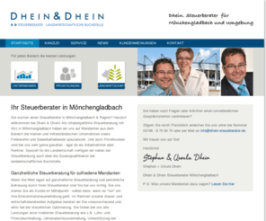dhein-steuerberater.com: window.open("/webyep-system/programm/l-save.php", "webyepdemo", "toolbar=no,location=no,status=no,menubar=no,scrollbars=yes,resizable=yes,width=500,height=400");  Ihr Steuerberater in Mönchengladbach - Dhein & Dhein
Steuerberater Mönchengladbach – Dhein & Dhein Steuerberatung Mönchengladbach: Ganzheitliche Steuerberatung für Business & Privatkunden  