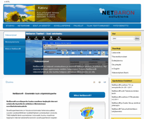 netbaron.fi: Etusivu
NetBaron® - Enemmän kuin ohjelmistoperhe