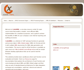 codexbrl.com: CodeXBRL - Open Source Tools for XBRL
