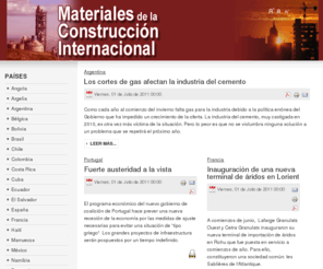 construmater.net: Bienvenidos a la portada
Materiales de la Construccin Internacional