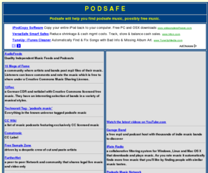 podsafe.net: Podsafe will help you find podsafe music, possibly free music.
Podsafe will help you find podsafe music.