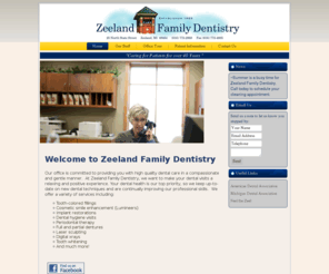 zeelanddentalcare.com: Zeeland Family Dentistry
Zeeland Family Dentistry is a full service dental office.