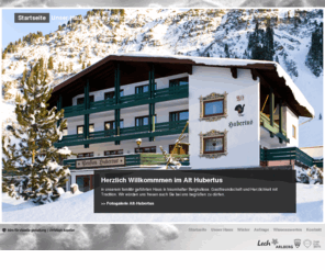 alt-hubertus.com: Alt Hubertus: Startseite
Alt Hubertus in Lech am Arlberg, ein familiär geführten Haus in traumhafter Bergkulisse. Gastfreundschaft und Herzlichkeit mit Tradition.