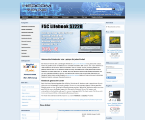 business-notebooks.net: HEdCom Technik - Gebrauchte Notebooks, Laptops kaufen, Laptop Zubehör, Notebook günstig, IT-SHOP
Onlineshop für gebrauchte Notebooks, Leasingrückläufer, Marken-Notebooks, Notebook Zubehör, Laptops gebraucht für jeden Bedarf!
