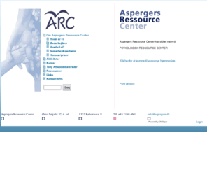 aspergers.dk: Aspergers.dk - Om Aspergers Ressource Center
Aspergers Ressource Center arbejder med Aspergers syndrom, autisme, KAT-kassen, Sociale historier, Tegneseriesamtalen, rådgivning, supervision, social træning, diagnoser for voksne.