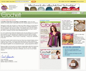 crochetmagazine.com: Crochet! magazine | Defining Crochet
Crochet! magazine isn't the same old magazine that your grandmother had. Jam-packed with trendy, fun designs that you'll love wearing as much as you enjoy crocheting.