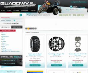 quadowy.com: QUADOWY.pl | Części i akcesoria do quadów użytkowych i sportowych.
Zapraszamy do zakupów - części do quadów użytkowych i sportowych w rewelacyjnych cenach!