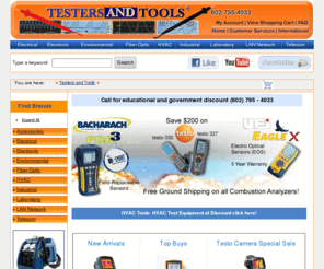 testersonline.com: Testersandtools - Electrical Testers and HVAC Tools
Electrical testers and hvac tools at discount at testersandtools