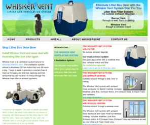 whiskervent.com: Stop litter box smell - Whisker Vent
Stop Litter box smell with Whisker Vent Litter Box Ventilation System