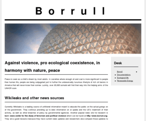 borrull.org: Against violence, pro ecological coexistence, in harmony with nature, peace – News around the World
