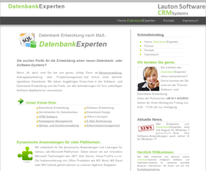 datenbank-experten.de: Datenbankentwicklung, Softwareentwicklung und Individualprogrammierung für Ihren Geschäftserfolg
Günstige Datenbankentwicklung und Softwareentwicklung durch unsere Datenbank Experten. Für alle Branchen.