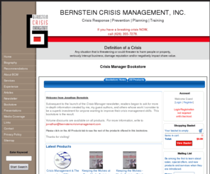 thecrisismanager.com: Jonathan Bernstein | Crisis management | crisis public relations expert | Bernstein Crisis Management
National Crisis Management specialists providing crisis response, prevention, planning and training services.