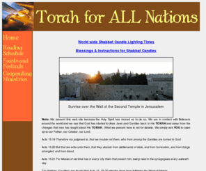 torahforthenations.org: Torah for ALL Nations
Torah for ALL Nations shows all how to walk in the way of the Lord