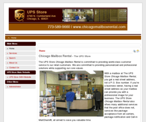 chicagomailboxrental.com: Home
Chicago Mailbox Rental - The UPS Store 5484 - The UPS Store is committed to providing world-class customer service to our retail customers. We are committed to providing personalized and professional solutions while supporting our core values. - Chicago Mailbox Rental - The UPS Store 5484