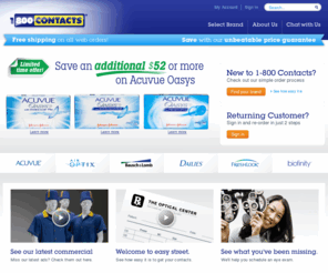 lens-express.com: Contact Lenses at 1-800 CONTACTS | World's Largest Contact Lens Store®
1-800 CONTACTS - Need contact lenses?  Your exact brand, right to your door, for less.  We Deliver. You Save.™