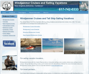 windjammercruises.com: Windjammer Cruises and Sailing Vacations
Tall ship windjammer cruises and sailing vacations in New England, the Bahamas and the Caribbean on a windjammer sailing cruise.