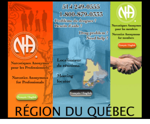 naquebec.org: Accueil du site de Narcotiques Anonymes - Narcotics Anonymous website homepage
