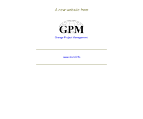 stand.info: stand.info - A new site project by GPM
GPM provide network and internet solutions as well as domain names and web design for our business and corporate customers.