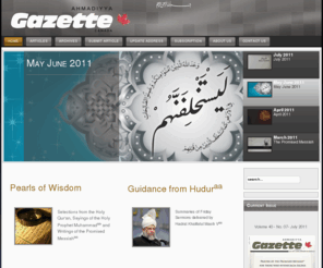 ahmadiyyagazette.ca: Ahmadiyya Gazette Canada - An Official Publication of Ahmadiyya Muslim Jama'at Canada
Ahmadiyya Gazette Canada - An Official Publication of Ahmadiyya Muslim Jama'at Canada