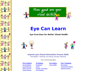 eyecanlearn.com: Eye Exercises to Improve Learning and Visual Attention
Eye Exercises to Improve Learning and Visual Attention.