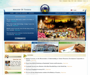 mot.gov.kh: Kingdom of Cambodia | Ministry of Tourism
Welcome to the official Tourism Cambodia website. This is an official website of the Ministry of Tourism of the Kingdom of Cambodia. At this site, you can find the latest information about Cambodia and what this wonderful country has to offer.