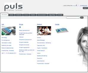 puls-norge.no: Puls forside
En betydelig aktør i det norske helsemarkedet