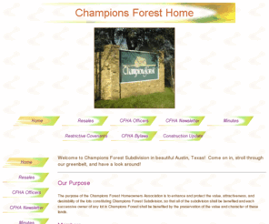 championsforest.org: Champions Forest Home
