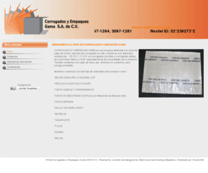 corrugadosyempaques.com: Bienvenidos al Sitio de Corrugados y Empaques Gama
Joomla! - el motor de portales dinámicos y sistema de administración de contenidos