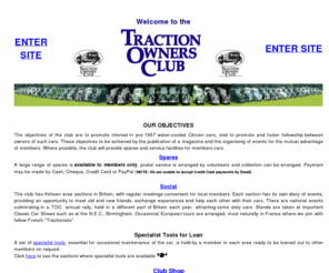 traction-owners.co.uk: TOC Intro
Homepage of the UK Traction Owners Club