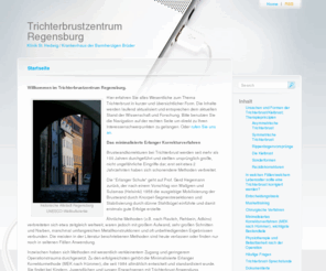 trichterbrustzentrum-regensburg.de: Trichterbrustzentrum Regensburg
Hier erfahren Sie alles Wesentliche zum Thema Trichterbrust in übersichtlicher Form. Die Inhalte entsprechen dem aktuellen Stand der Wissenschaft und