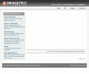 asarasotahome.com: IMAGEPRO offers real estate and lender websites with the most features at the best price.
Real estate websites and Lender websites for $35/month. All the best features at the best price. Try before you buy.