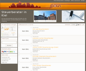 steuerberater-kiel-spotin.de: Steuerberater in Kiel
Bei uns finden Sie einen Überblick über alle Steuerberater, Wirtschaftsprüfer und Buchhalter in Kiel. Dabei geht es um Themen wie Buchhaltung, Lohn- und Gehaltsrechnungen, Erstellung von Jahresabschlüssen und Bilanzen sowie die Erstellung von Einkommenssteuererklärungen und Körperschaftssteuererklärungen.
Die Hilfe bei der Existenzgründung spielt dabei ebenso eine Rolle wie die Vermögensverwaltung sowie die Beratung von Unternehmen.
