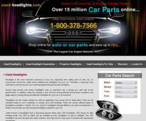 used-headlights.com: Used Headlights for Sale|  Led Headlights|  Used Headlights
Used-headlights is the best place to get led headlights and used headlights for sale.  