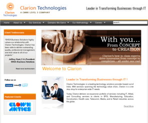 clariontechnologies.co.in: Welcome to Clarion
Joomla! - the dynamic portal engine and content management system