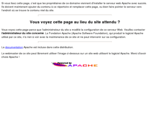 hro-fires.com: Page de test de l'installation d'Apache
