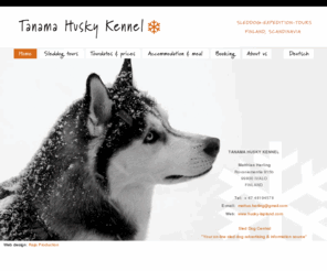 husky-lapland.com: Tanama Husky Kennel
Tanama Husky Kennel - Sleddog-Expedition-Tours, Finland, Scandinavia, Russia