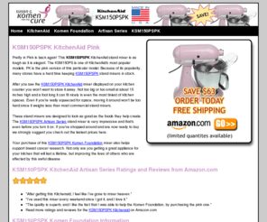 ksm150pspk.com: KSM150PSPK | KSM150PSPK KitchenAid Pink
KSM150PSPK KitchenAid Pink Stand Mixer. KSM150PSPK stand mixer information, reviews and US supplier prices.