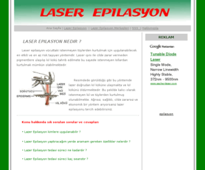laser-epilasyon.com: Laser Epilasyon
Laser Epilasyon nedir ve lazer epilasyon merkezleri nerelerdir ? Lazer Epilasyon nasıl uygulanır ve epilasyon maliyeti nedir ?