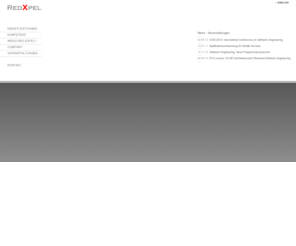 red-expel.com: Red-Expel » Home
Red-Expel ist Ihr Partner für Strategie, Business Development, Innovation, Effizienzsteigerung, Outsourcing Projekte.