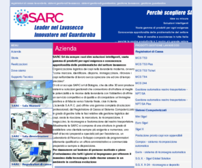 sarc-it.com: Gestione lavasecco - Registratori cassa: S.A.R.C. s.r.l. sistemi gestionali per la lavanderia
