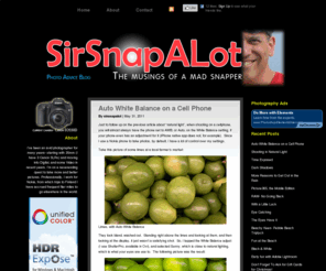 sirsnapalot.net: Photography Advice from a Mad Snapper
Advice from a budding professional stock photographer.