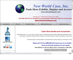 tradeshowexhibitsrhodeisland.com: Trade Show Exhibits
Trade Show Exhibiits, Exhibit Booths, TradeShow Booths, Custom Exhibits by New World Case, Inc.