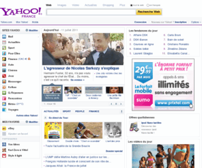 yahoo.fr: Yahoo! France
Bienvenue sur Yahoo!, la page d'accueil la plus visitée au monde. Lancez des recherches rapides, gardez le contact avec vos amis et restez informé de la marche du monde.