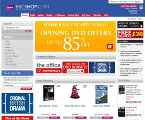 bbcshop.net: Home at BBC Shop
Buy direct from the BBC. The official website for BBC DVDs, Audiobooks, Books and Toys.  Great prices and offers. Fast Delivery.