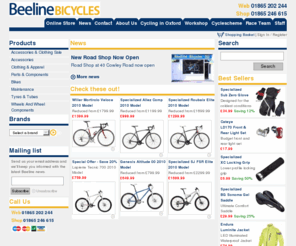 beelinebicycles.co.uk: Beeline Bicycles - Oxford's Leading Cycle Shop
Stockist of Specialized, Trek, Ridgeback, Bianchi, Cervelo, Marin, Genesis, Lapierre, Wilier and Pinarello